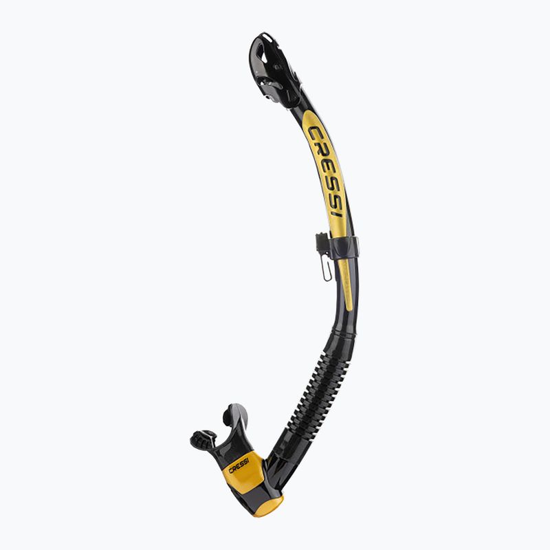 Cressi Itaca Ultra Dry black/gold snorkel