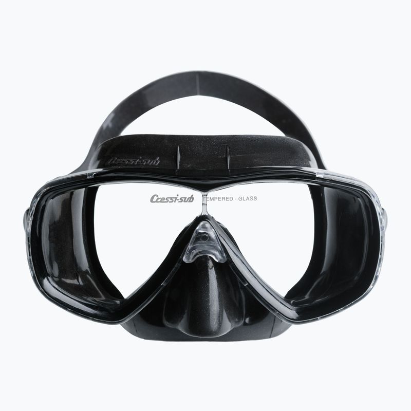 Cressi Estrella diving mask black/black 2