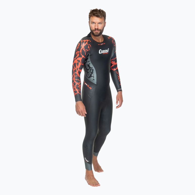 Men's Cressi Kuwae 2/3/4 mm black/red wetsuit 6