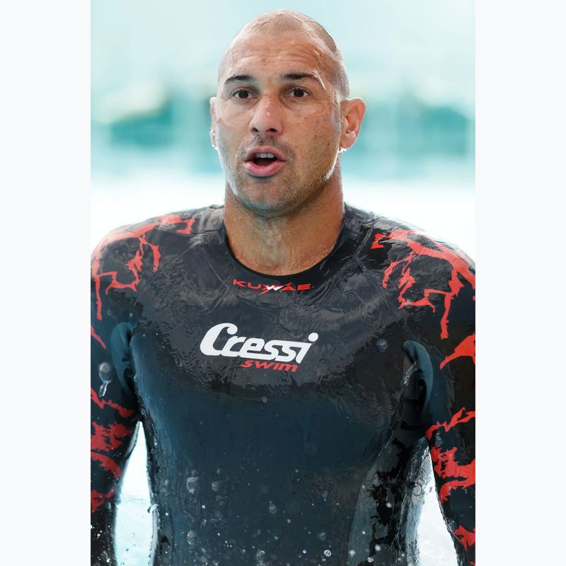 Men's Cressi Kuwae 2/3/4 mm black/red wetsuit 11