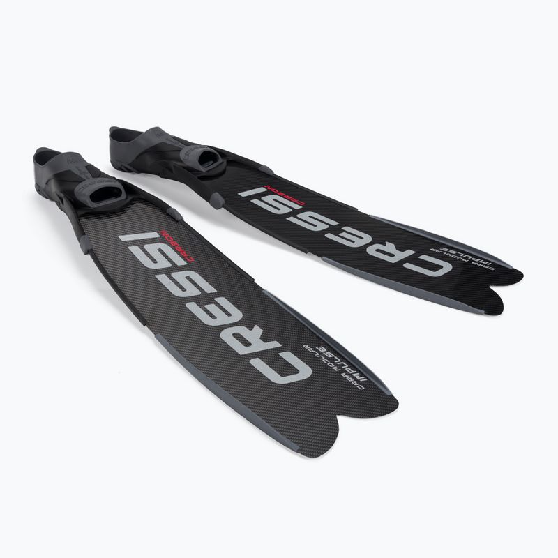 Cressi Gara Turbo Carbon diving fins black BH165040