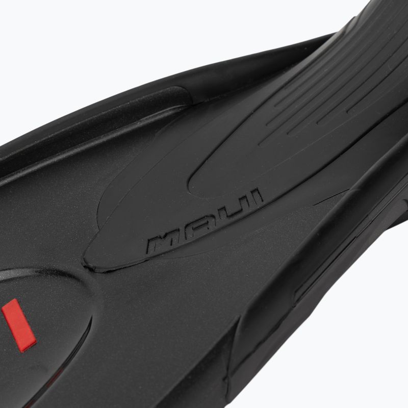 Cressi Maui Fins black/red snorkelling fins 6