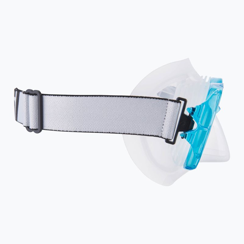 Cressi Samoa clear/aquamarine diving mask 3