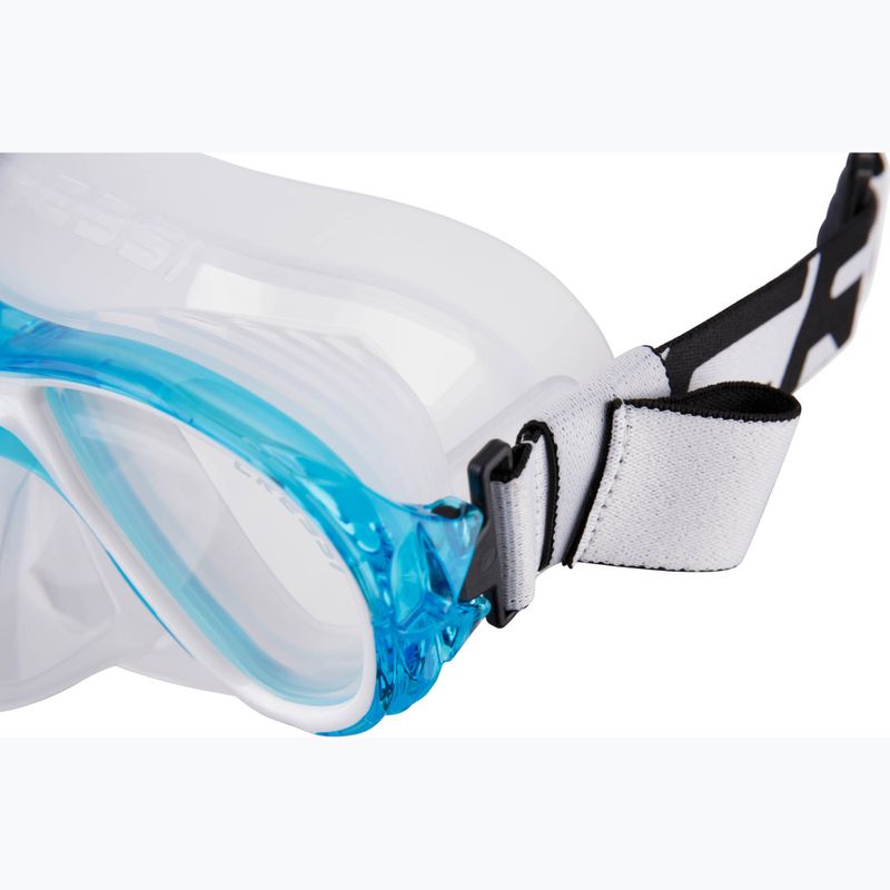 Cressi Samoa clear/aquamarine diving mask 4