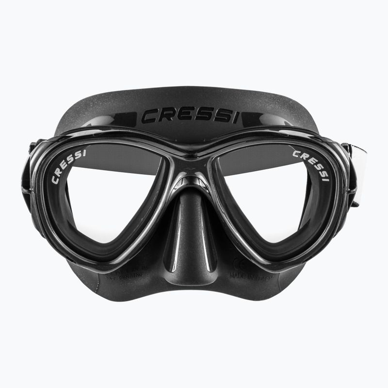 Cressi Samoa diving mask black/black 2