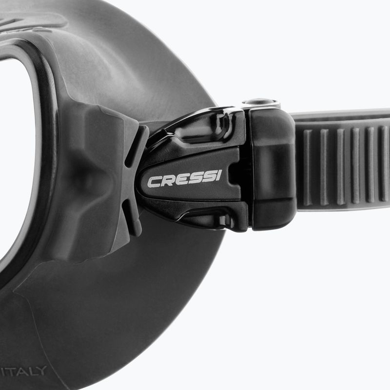 Cressi Atom diving mask black/black 4