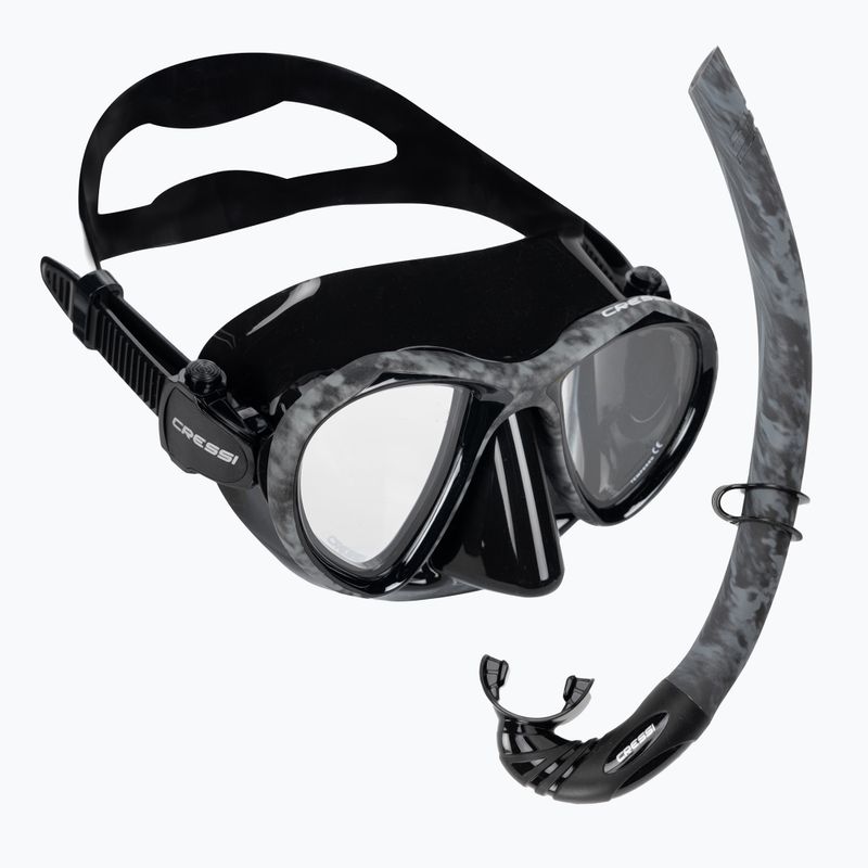 Cressi Metis + Corsica black hunter diving set