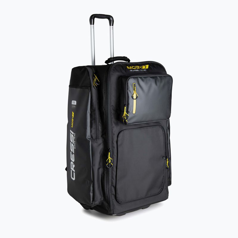 Cressi Moby 7 travel bag 115 l black/yellow 3
