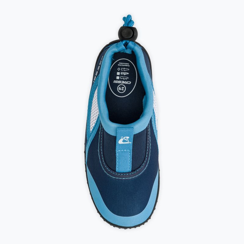 Cressi Coco blue/azure children's water shoes 5