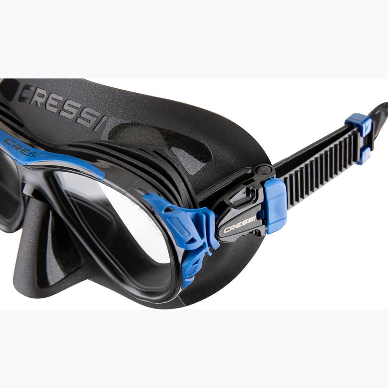 Cressi Naxos diving mask black/blue 4