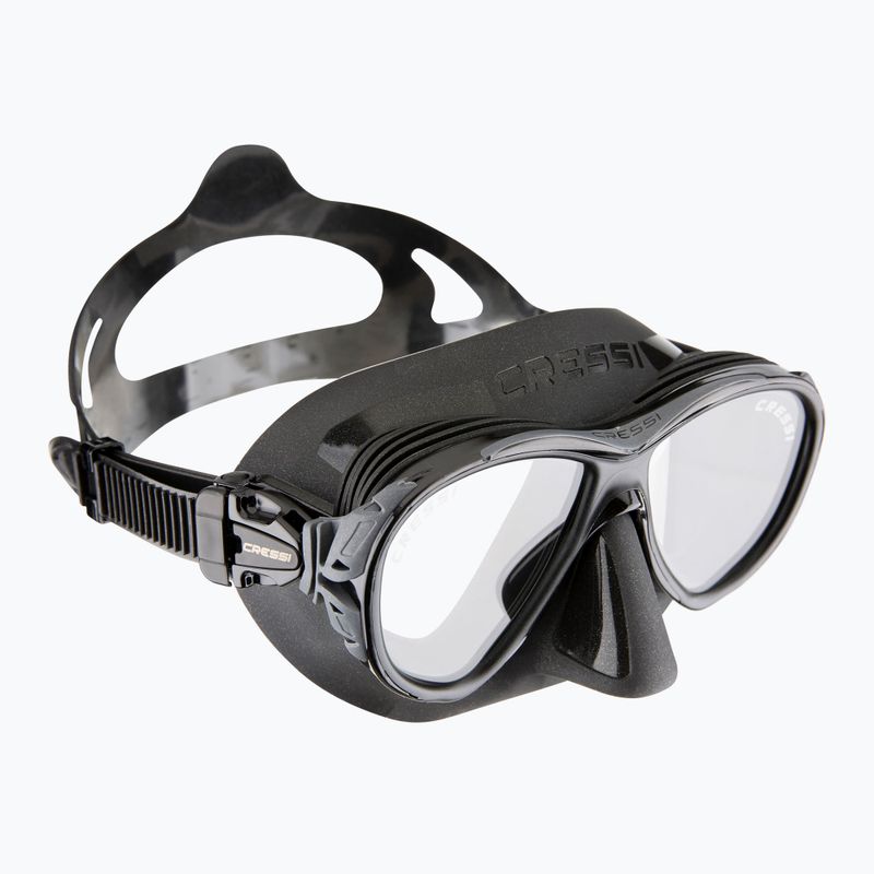 Cressi Naxos diving mask black/black