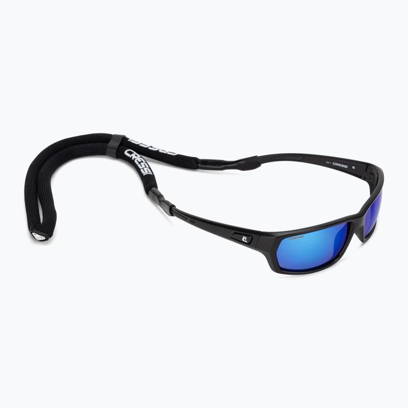 Cressi Bill black/blue mirrored sunglasses 2