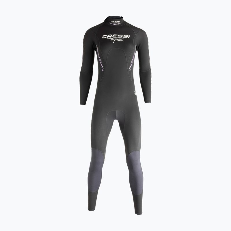 Women's wetsuit Cressi Fast Monopiece 1 mm black/grey 3