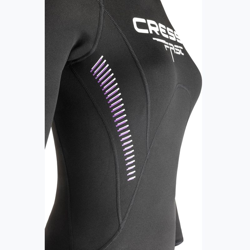 Women's wetsuit Cressi Fast Monopiece 1 mm black/grey 4