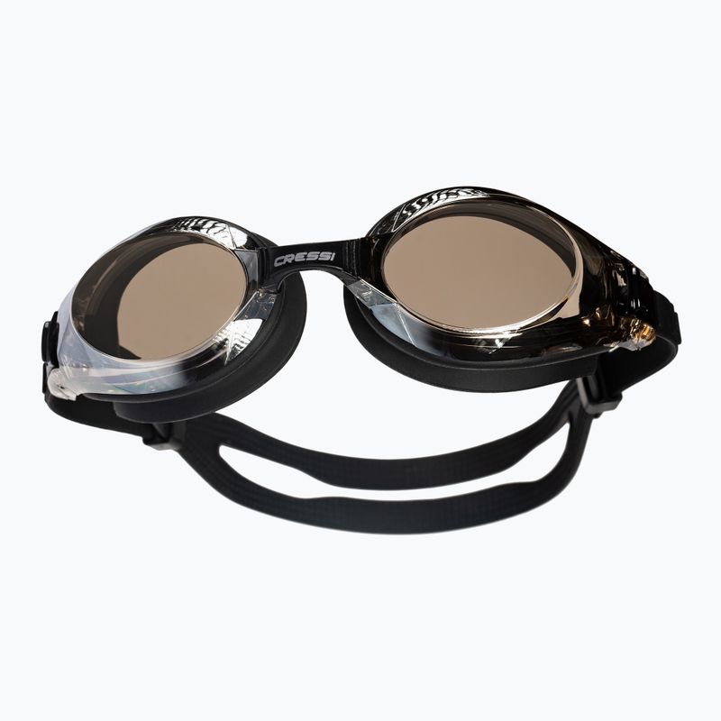 Cressi Nuoto 3.0 black/black mirrored swim goggles 2