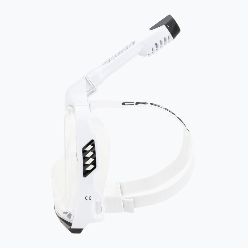 Cressi Bali Full Face snorkelling mask white/black 4