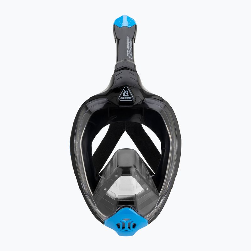Cressi Bali Full Face snorkelling mask black/blue 2