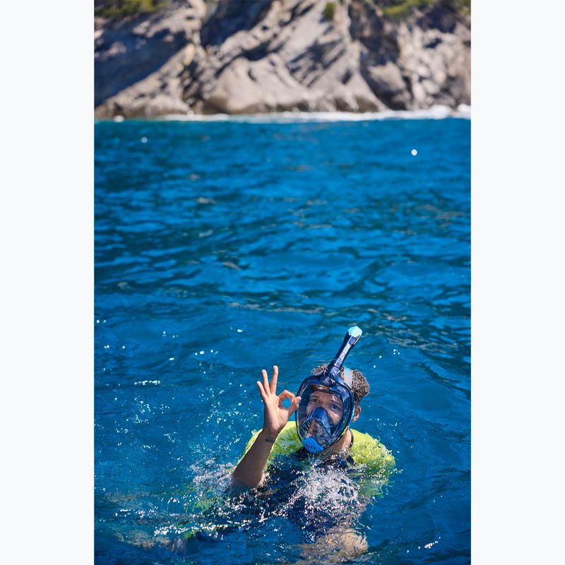 Cressi Bali Full Face snorkelling mask black/blue 8