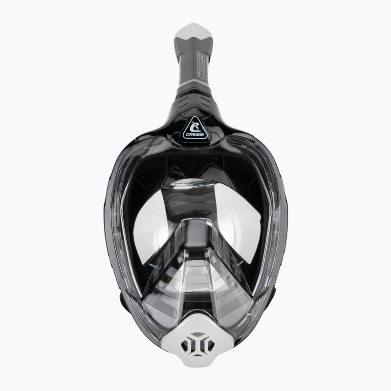 Cressi Bali Full Face snorkelling mask black/grey 2