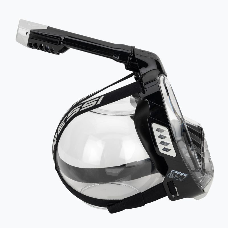 Cressi Bali Full Face snorkelling mask black/grey 3