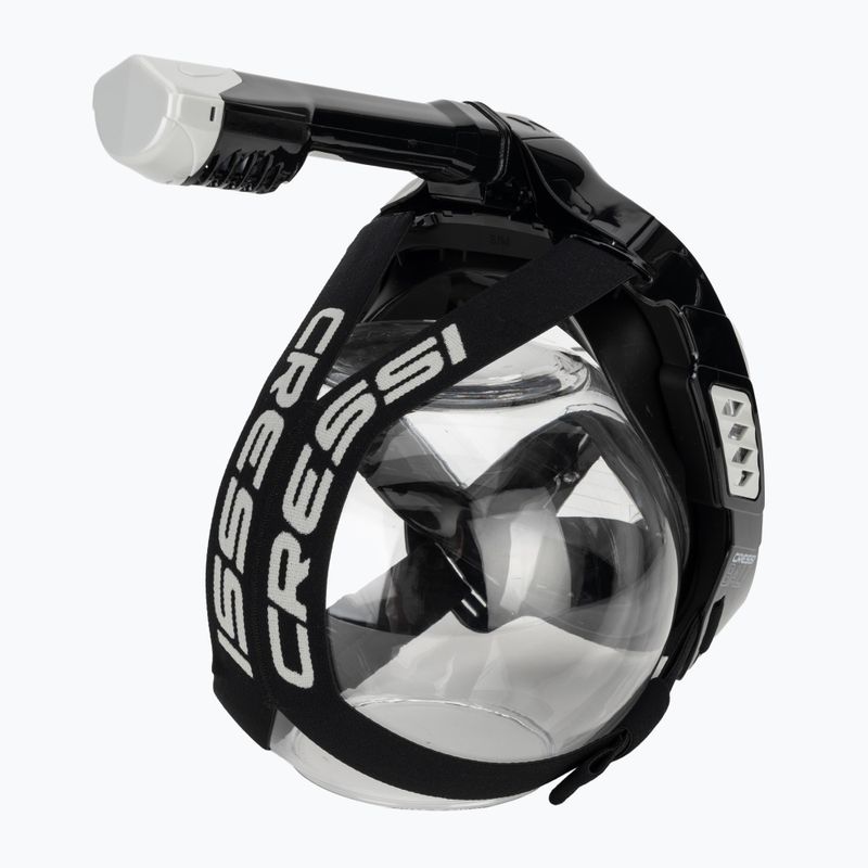 Cressi Bali Full Face snorkelling mask black/grey 4