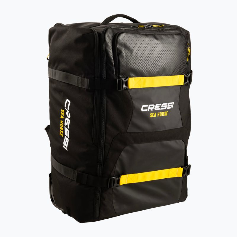 Cressi Sea Horse travel bag 152 l black/yellow