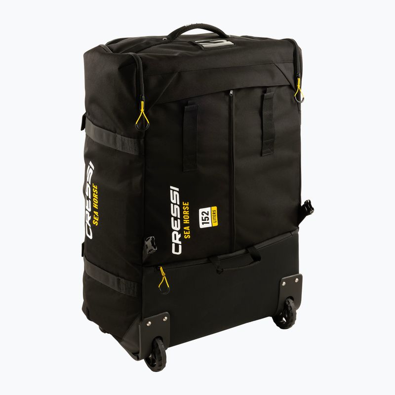 Cressi Sea Horse travel bag 152 l black/yellow 2