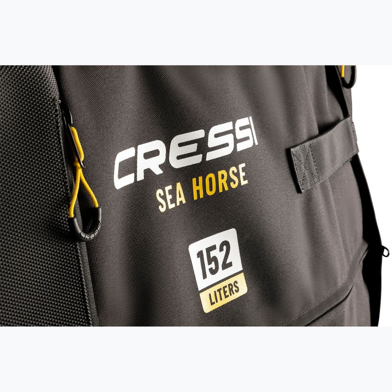 Cressi Sea Horse travel bag 152 l black/yellow 8