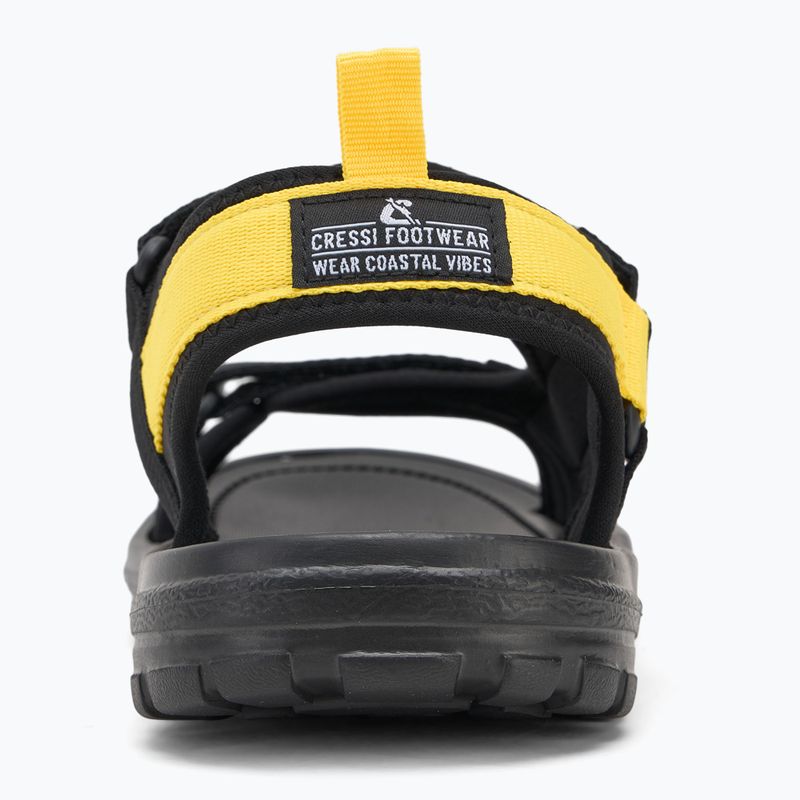 Cressi Pete black/yellow sandals 6