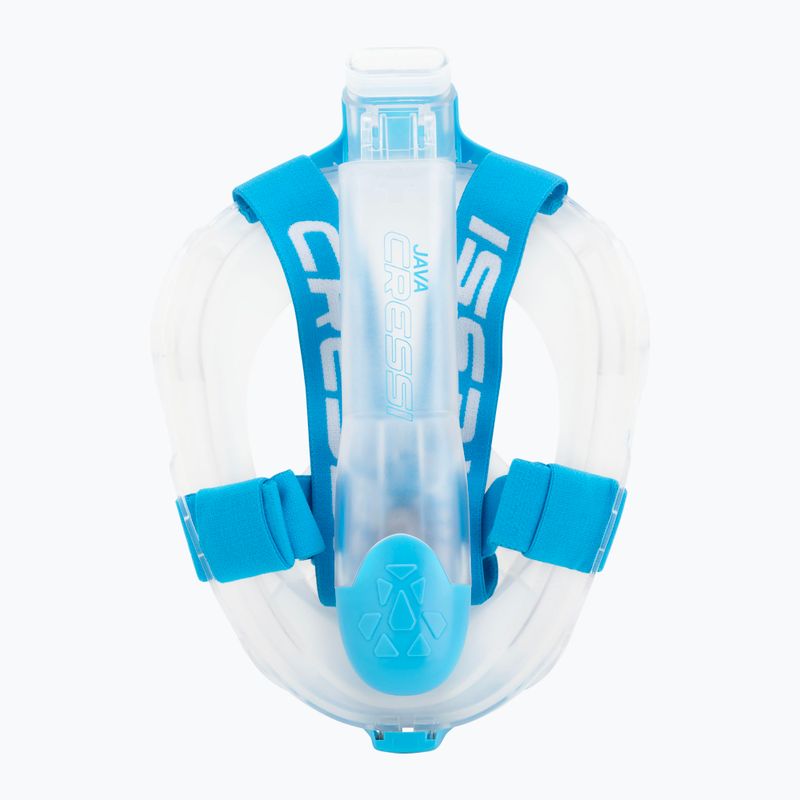 Full-face snorkelling mask Cressi Java Full Face clear/blue 6