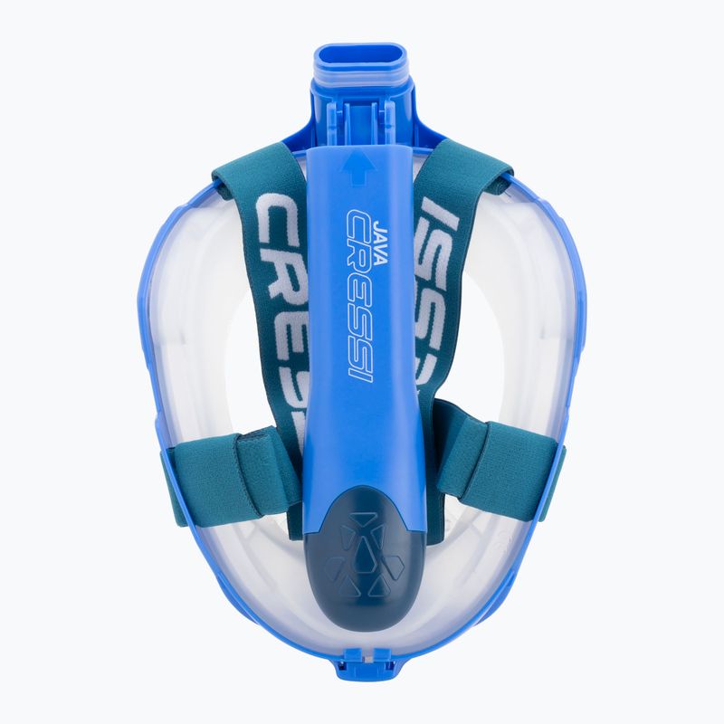 Full-face snorkelling mask Cressi Java Full Face blue/blue navy 5