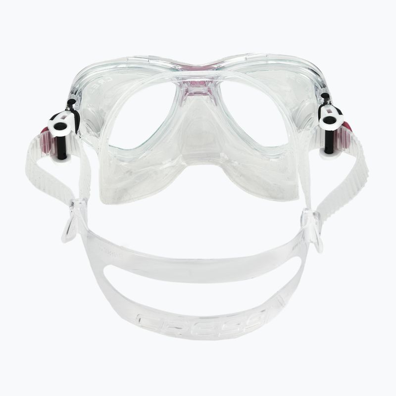 Cressi Marea + Seal Dry Jr dive set clear/pink 6