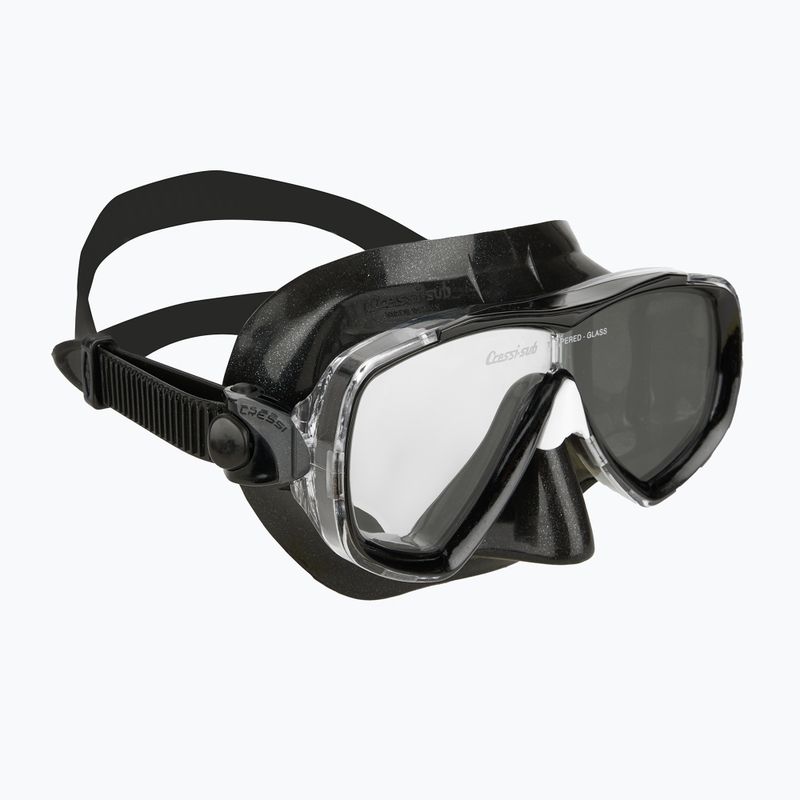 Cressi Estrella + Seal Dry diving set black/black 2