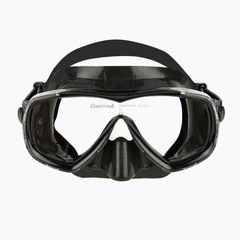 Cressi Estrella + Seal Dry diving set black/black 4