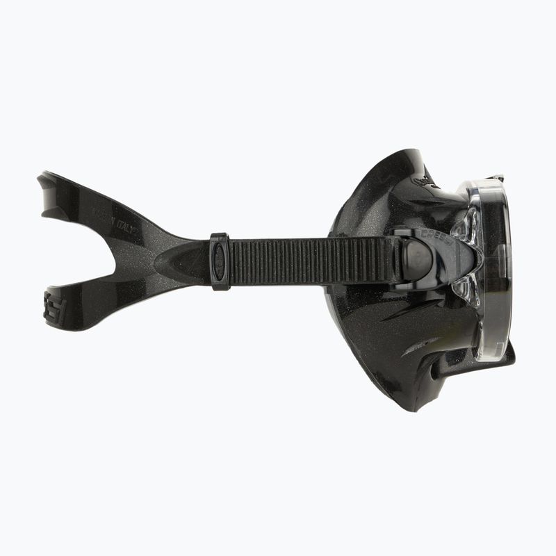 Cressi Estrella + Seal Dry diving set black/black 5