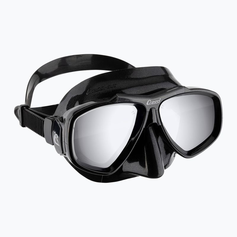 Cressi Focus diving mask black/black/silver