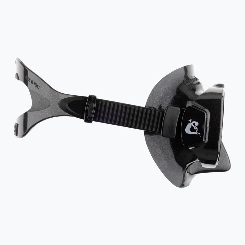 Cressi Focus diving mask black/black/silver 3