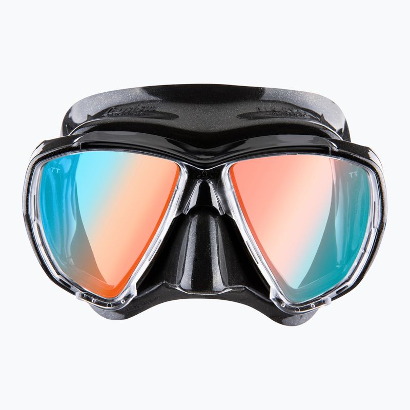 Cressi Big Eyes blue/orange/clear/azure diving mask 2