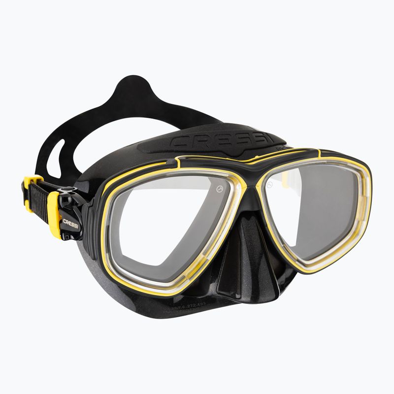 Cressi Prisma diving mask black/yellow