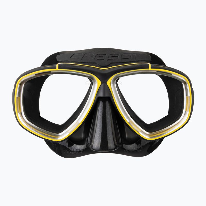 Cressi Prisma diving mask black/yellow 2