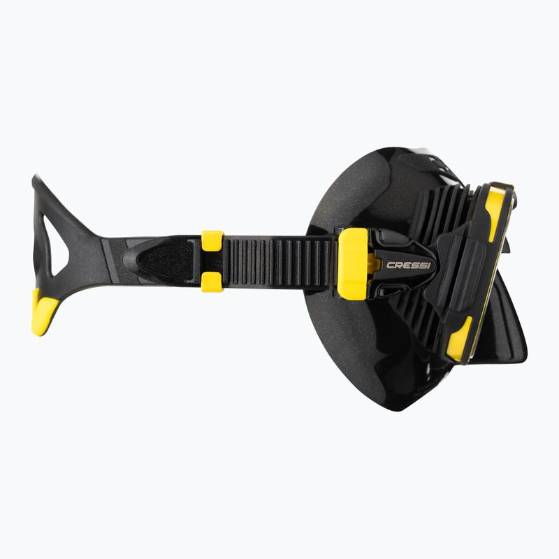 Cressi Prisma diving mask black/yellow 3