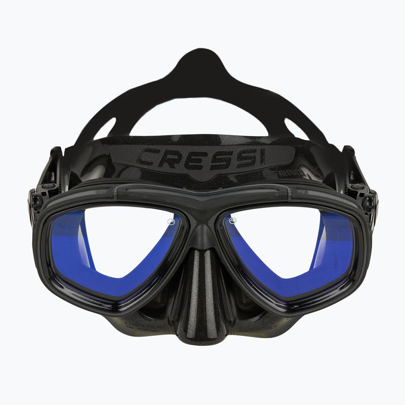 Cressi Prisma UV yellow/blue diving mask 2