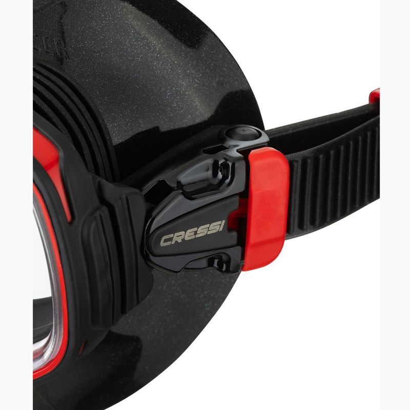 Cressi Prisma diving mask black/red 4