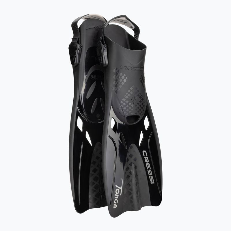 Cressi Baron + Tonga dive set black/black/black 2