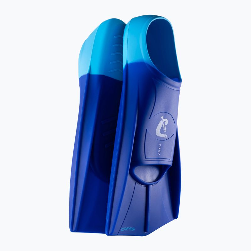 Cressi Vera blue/azure snorkel fins 2