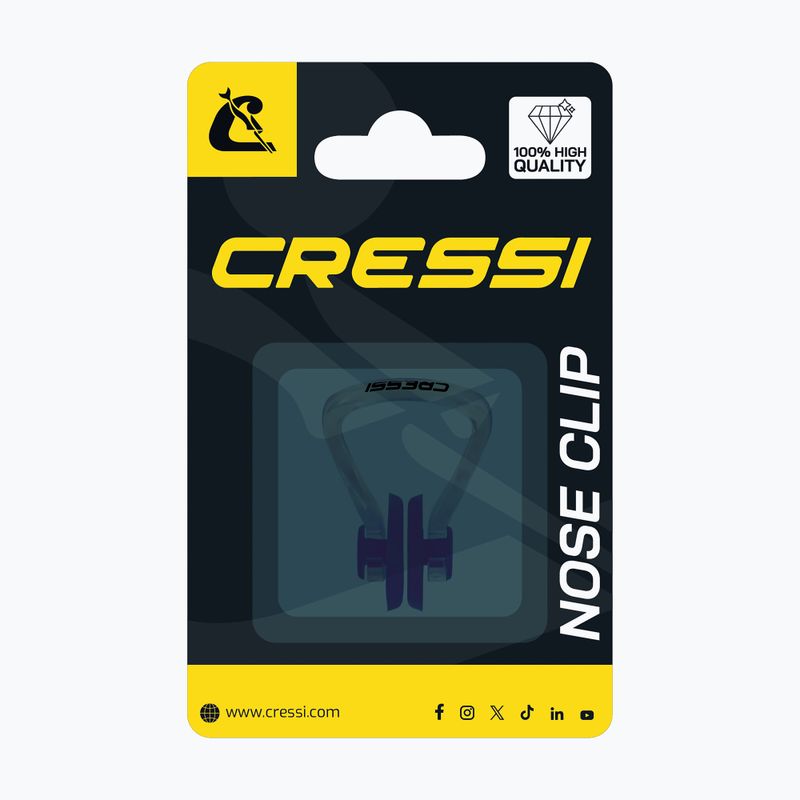 Cressi Comfort Nose Clip blue 2