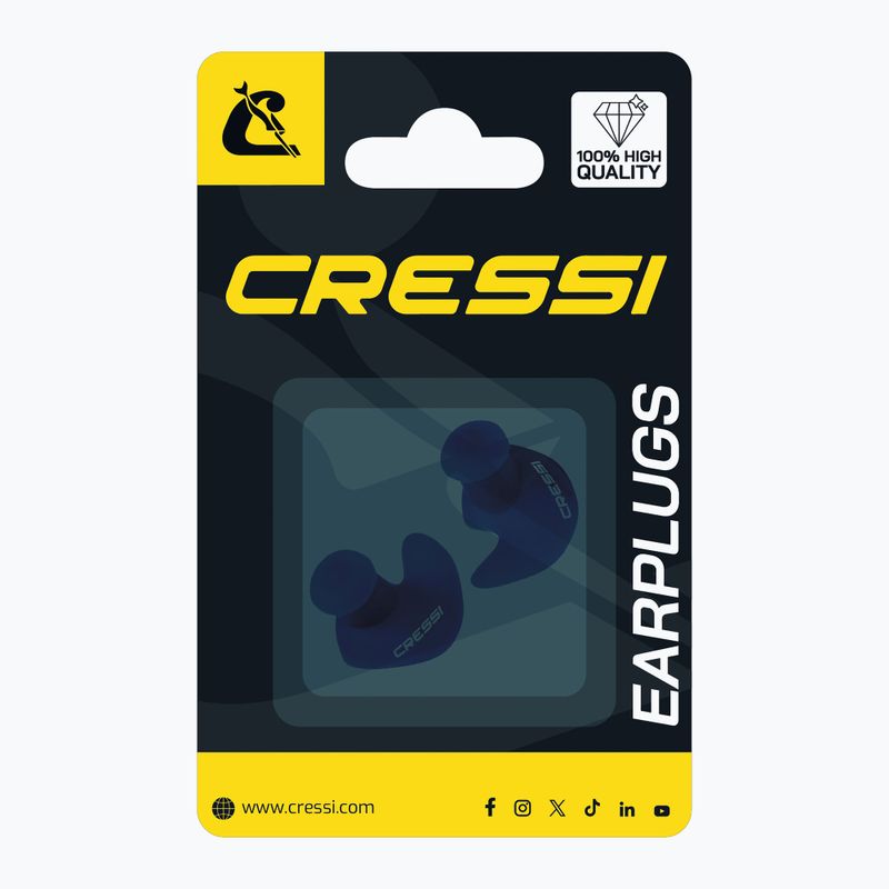 Cressi Dry Ear Plugs blue 2