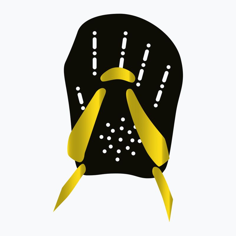 Cressi Aqua Energy swim paddles black/yellow 2