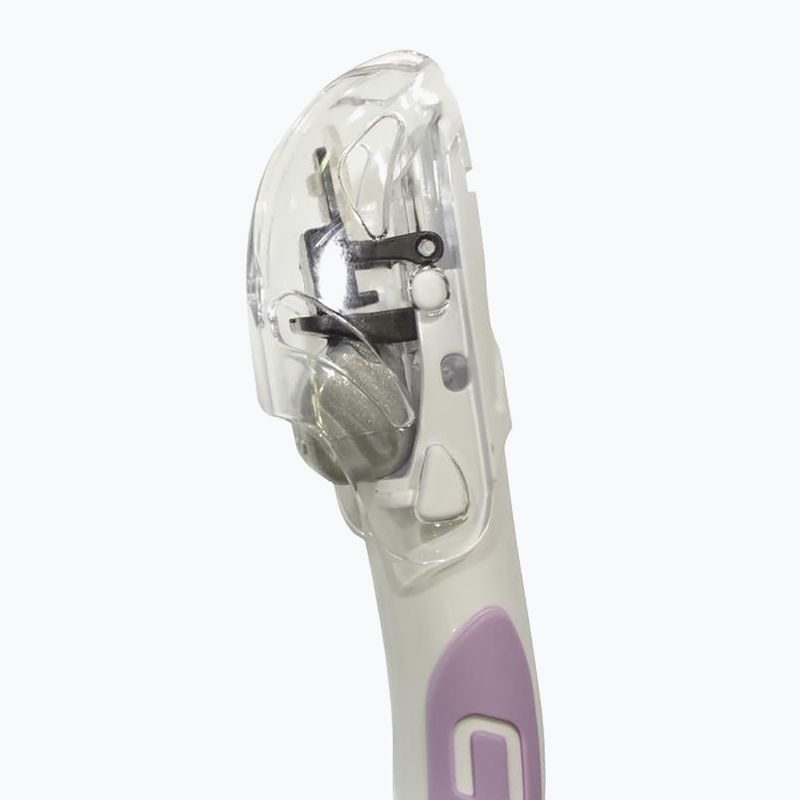 Cressi Alpha Ultra Dry clear/black/white snorkel 2