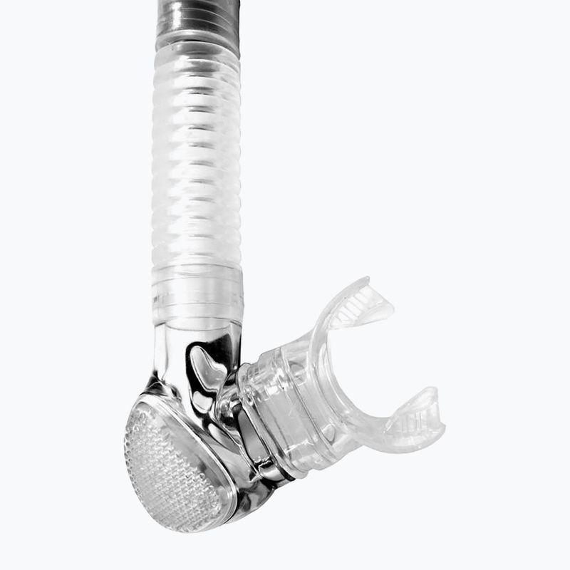 Cressi Alpha Ultra Dry clear/black/white snorkel 3